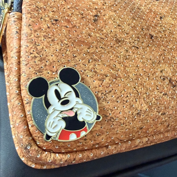 New with Tags- Loungefly Disney Mickey Mouse Cork Ears Pin Display Mini Backpack - Picture 7 of 7